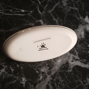 Anthropologie Storage & Organization - Anthropologie Handpainted White Dog Trinket Dish Anthropologie Storage & Organization - Anthropologie Handpainted White Dog Trinket Dish